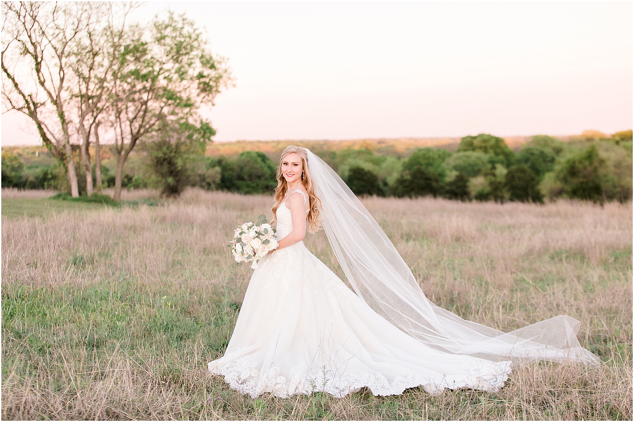 Sunset bridal Session by Dallas Wedding Photographer Jillian Hogan Photography 