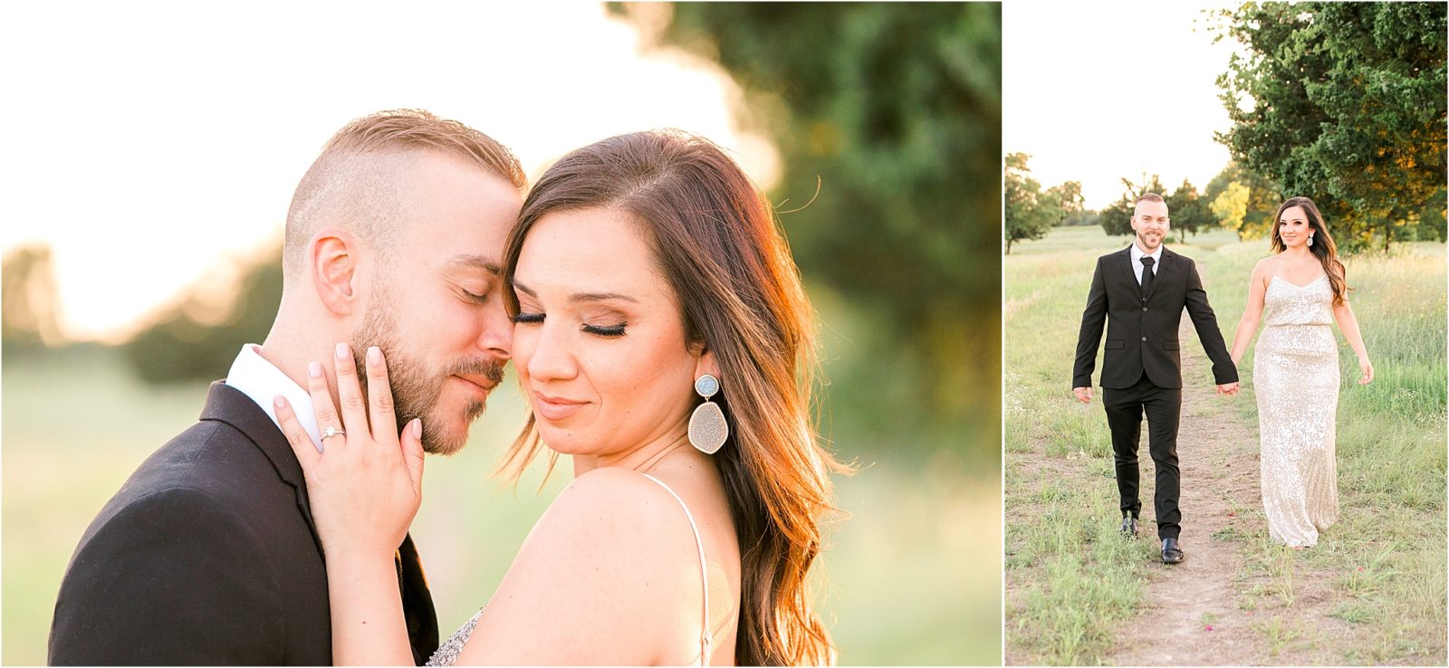 Romantic Outdoor DFW Engagement Session in McKinney Texas by Jillian Hogan Photography