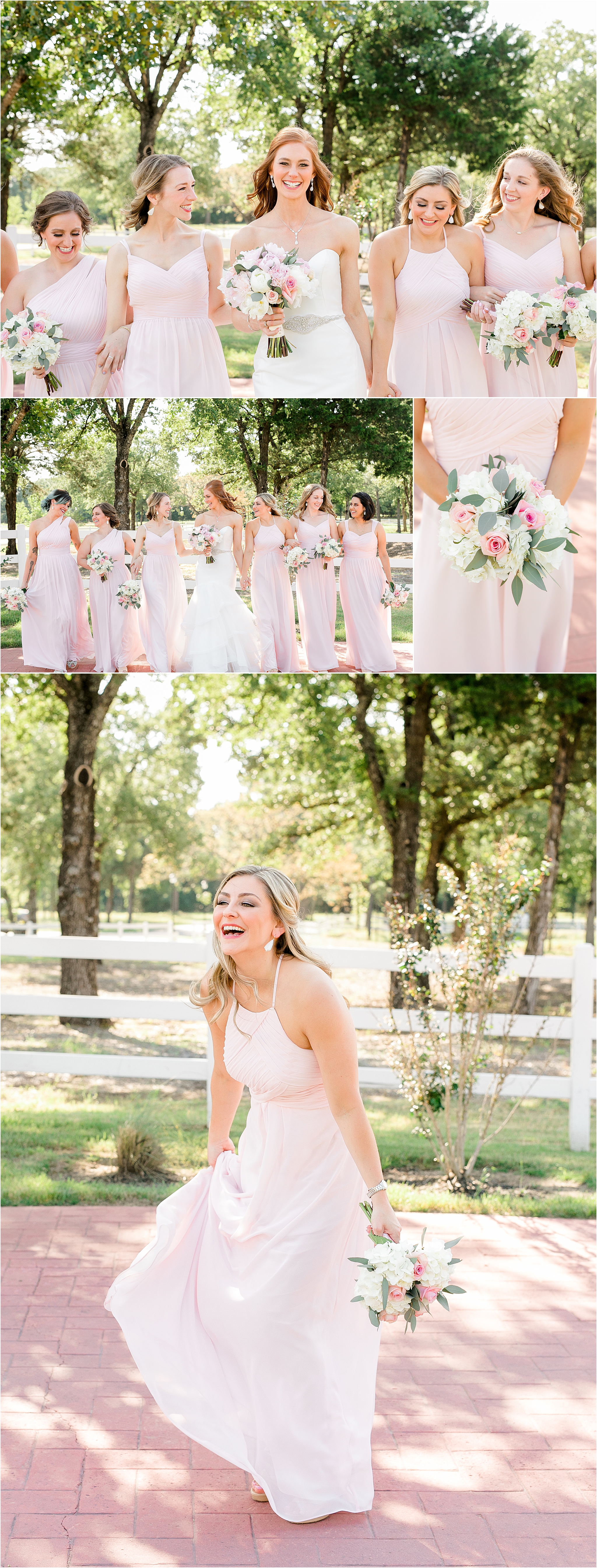 Bridal Party Dresses by North Texas Wedding Photographer Jillian Hogan 