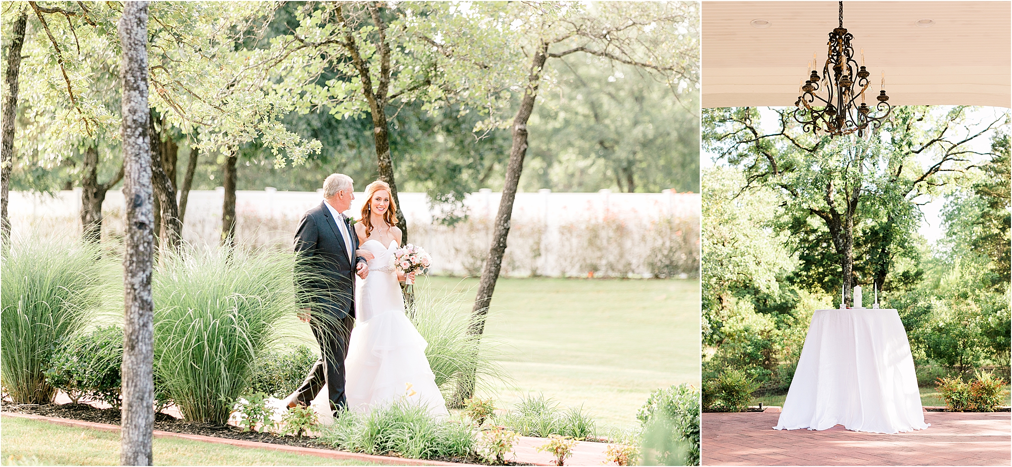 Spring Wedding Ceremony at Rockwall Manor in Dallas, TX by DFW Wedding Photographer Jillian Hogan 