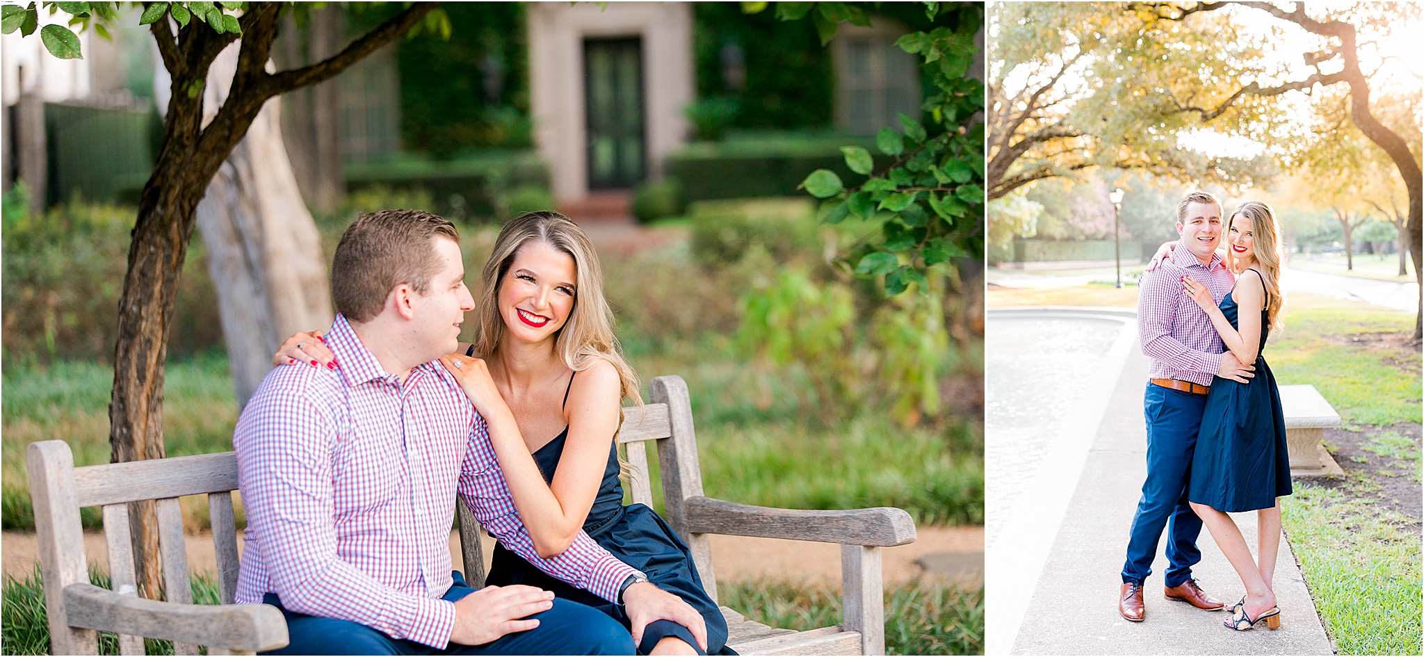 Highland Park engagement session at Flippen Park by Dallas Wedding Photographer Jillian Hogan Photography 