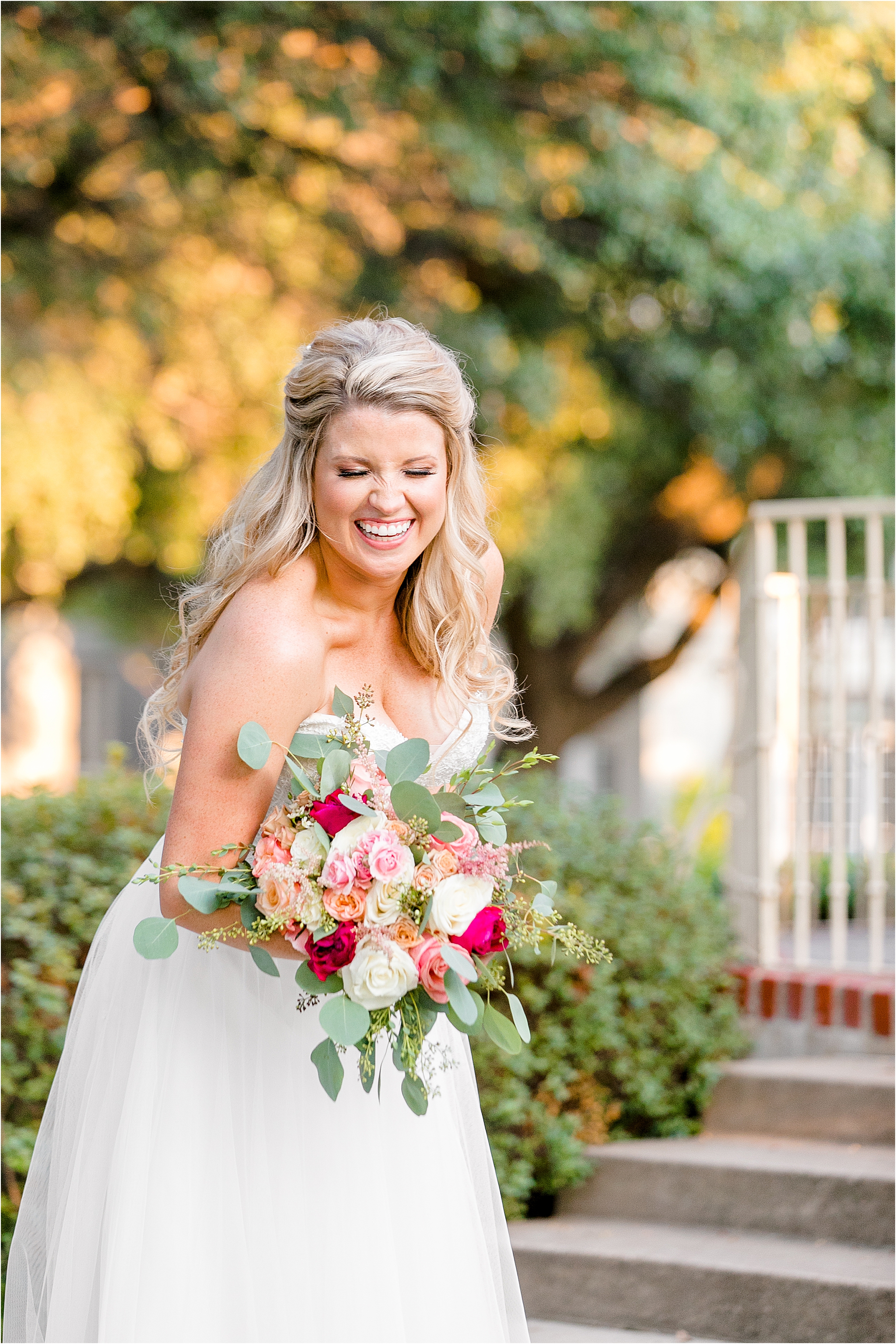 Flippen Park Bridal Portraits in Dallas TX by DFW Wedding Photographer Jillian Hogan 