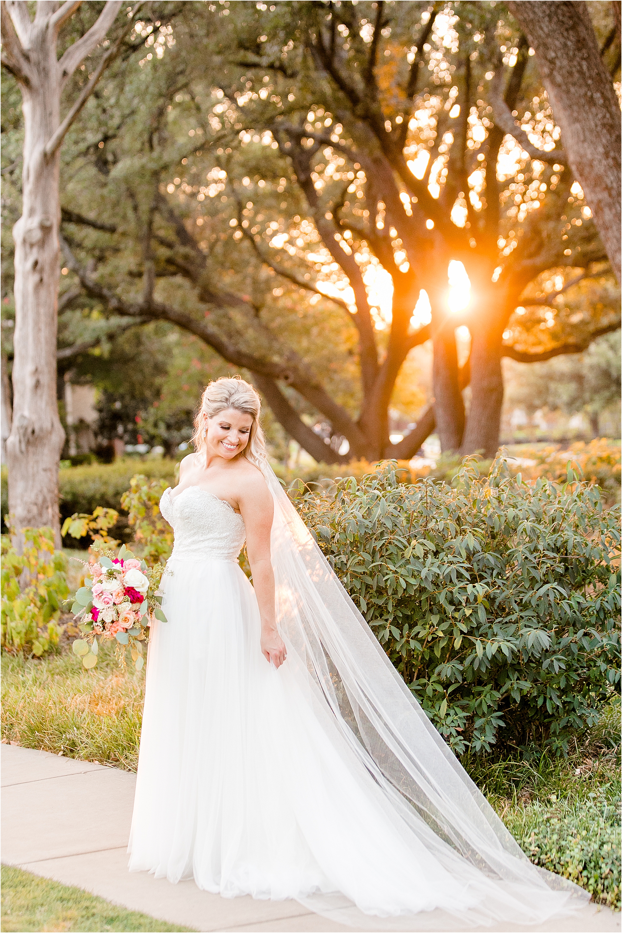 Flippen Park Outdoor Bridal Session in Highland Park by Dallas Wedding Photographer Jillian Hogan 