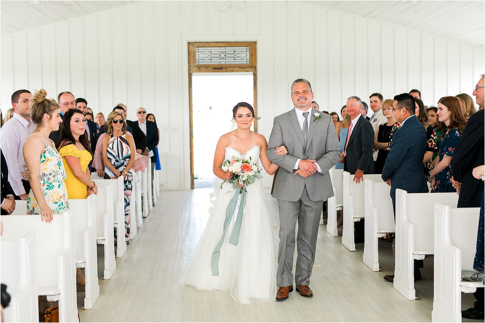 Grand Ivory Wedding Ceremony by McKinney Wedding Photographer Jillian Hogan with Lovebird Lane Events