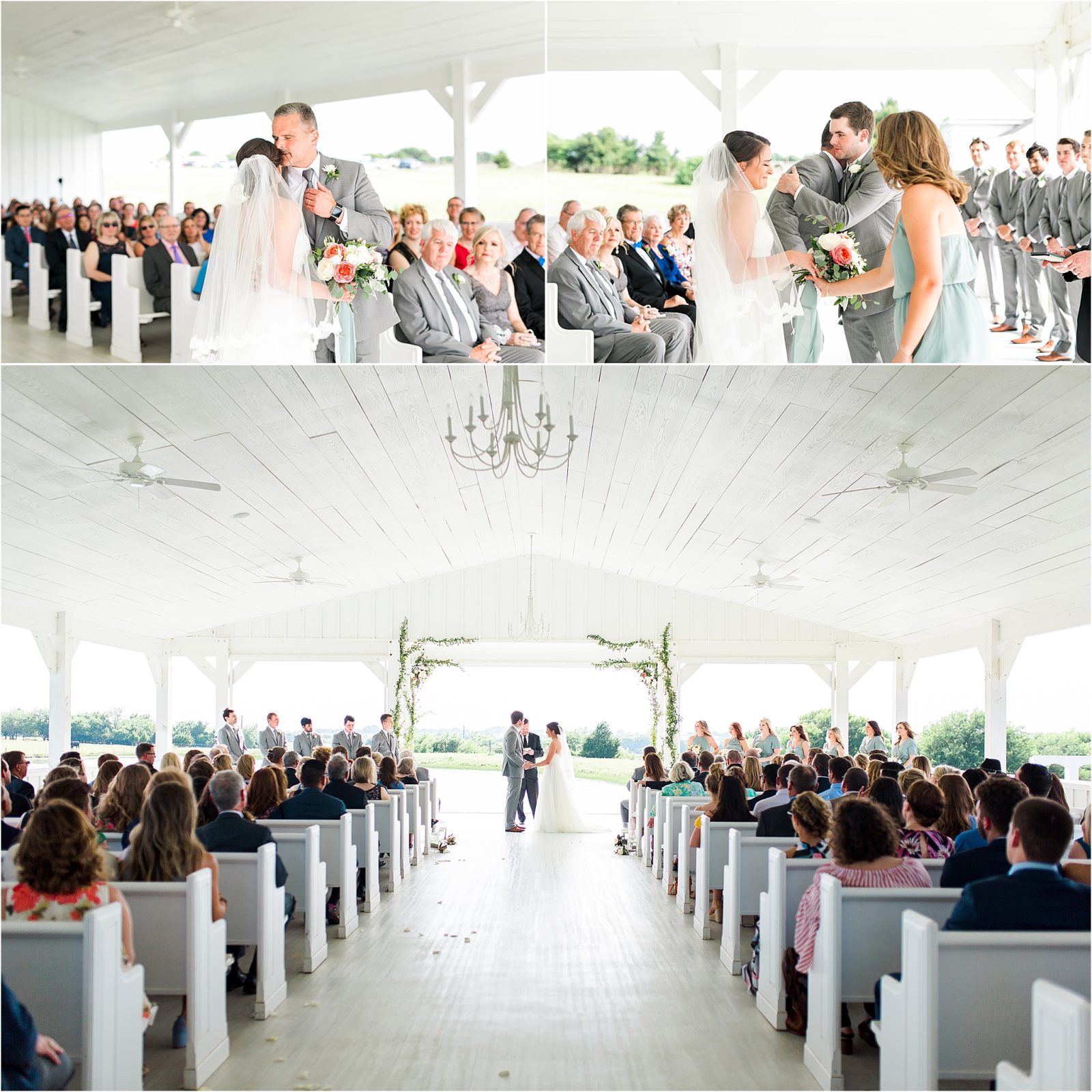 Spring Grand Ivory Wedding Ceremony by Dallas Ft. Worth Wedding Photographer Jillian Hogan 