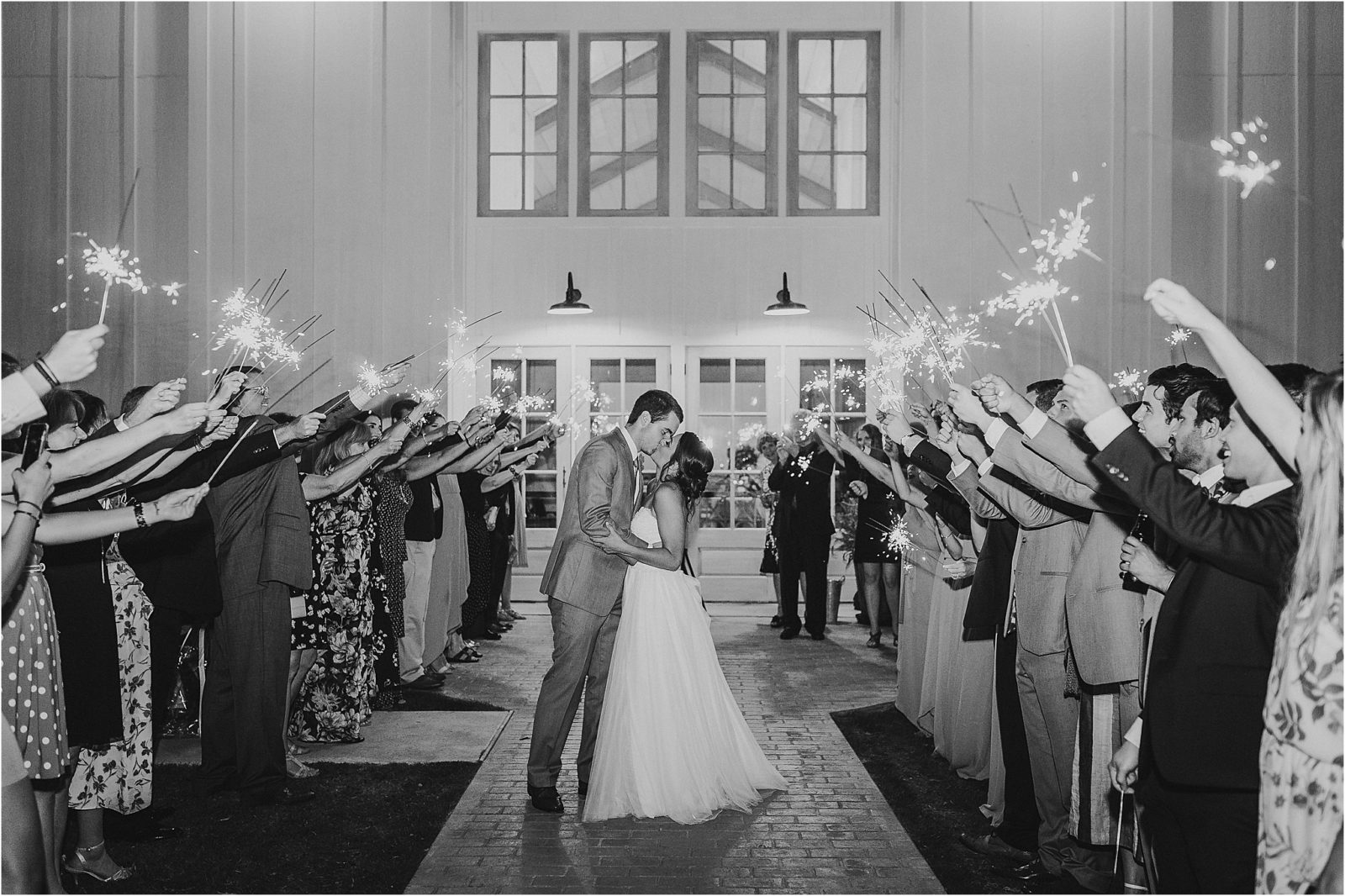 Sparkler Sendoff at The Grand Ivory in Leonard, Texas By Dallas Wedding Photographer www.jillianhogan.com