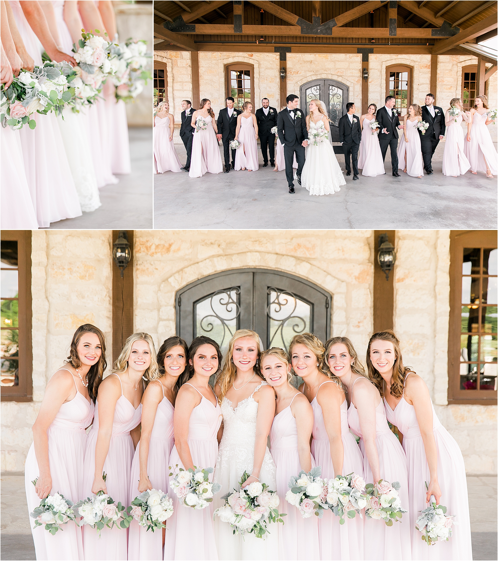 Bridal Party Portraits at The Springs McKinney Wedding by Dallas Wedding Photographer Jillian Hogan