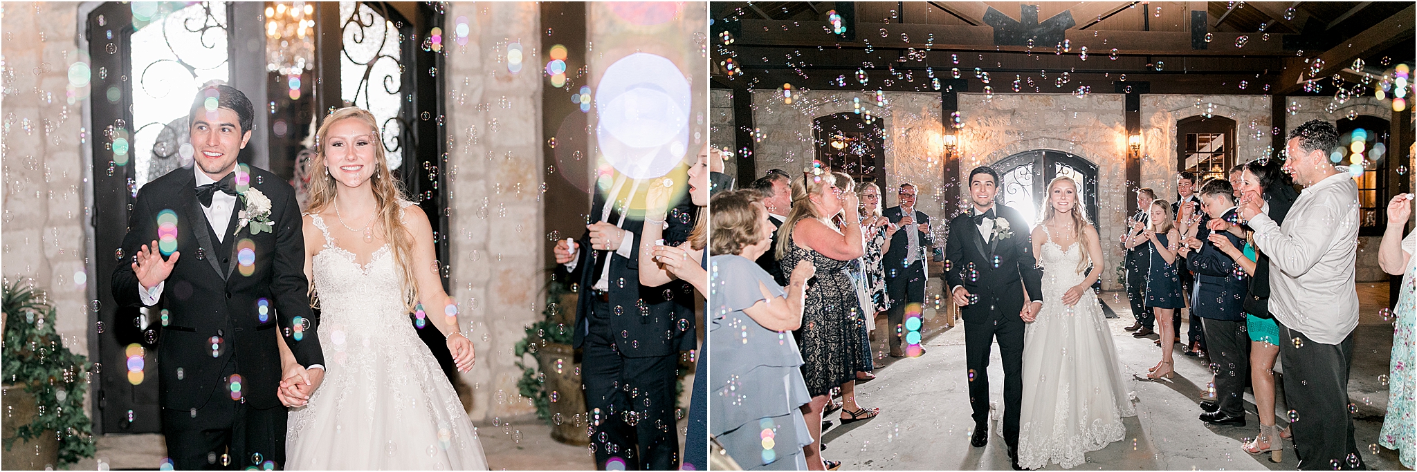 Bubble Sendoff at The Springs McKinney by DFW Wedding Photographer Jillian Hogan 