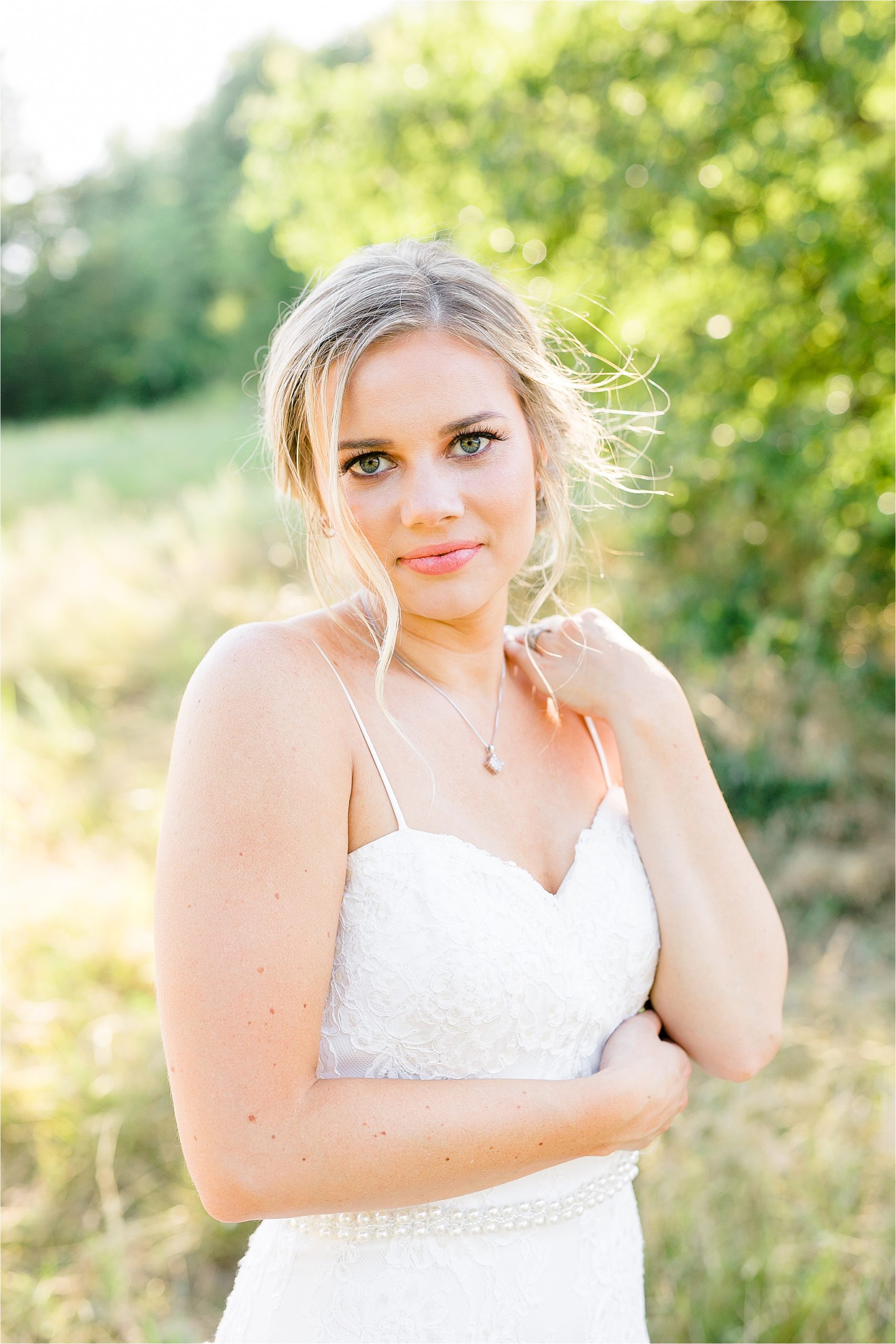 A Bridal Portrait at Arbor Hills in Plano, Texas by DFW Wedding Photographer Jillian Hogan 