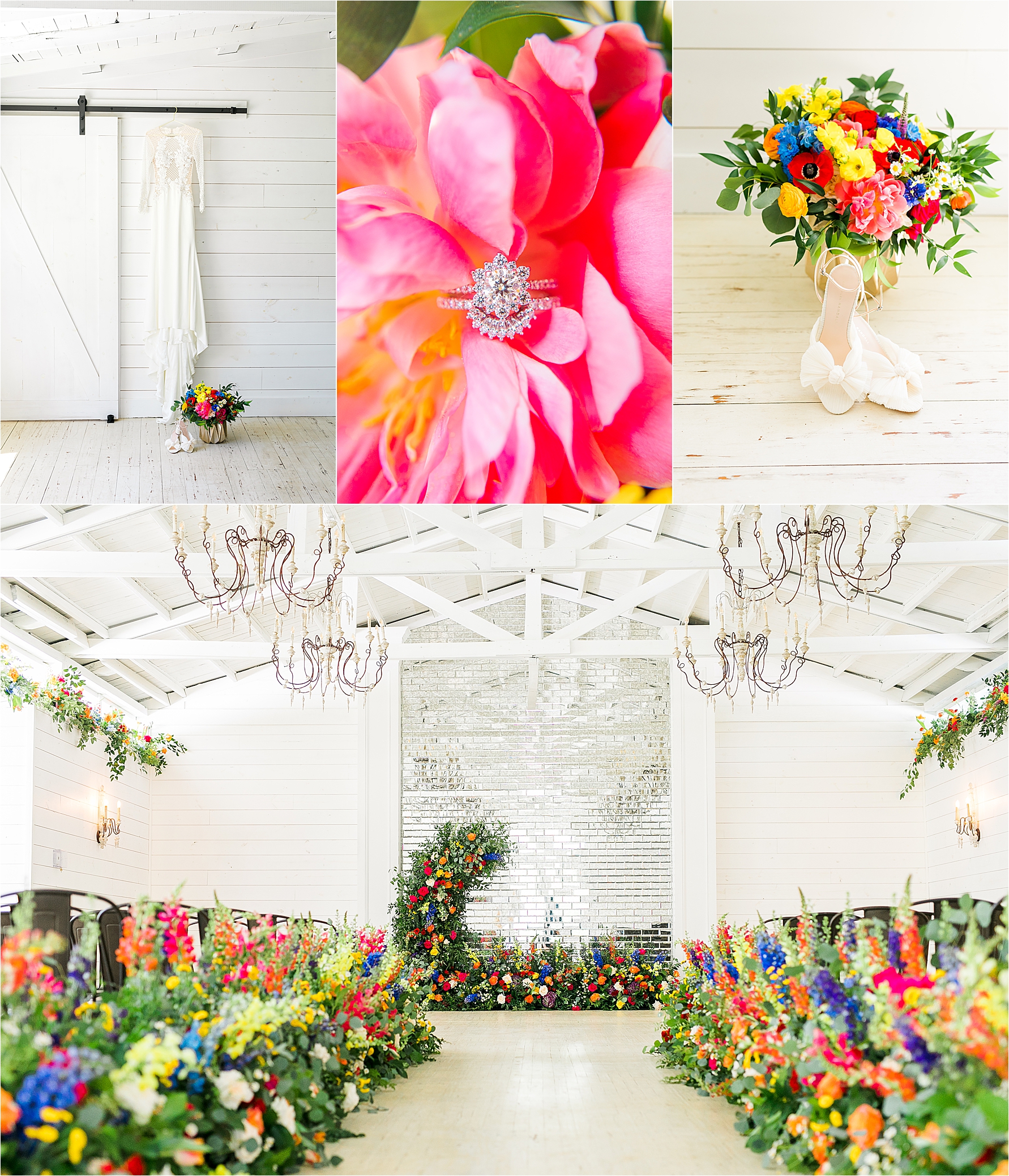 Bright, Fun, Colorful Wedding Details at PIneway Farms by Hill Country Wedding Photographer Jillian Hogan Photography 