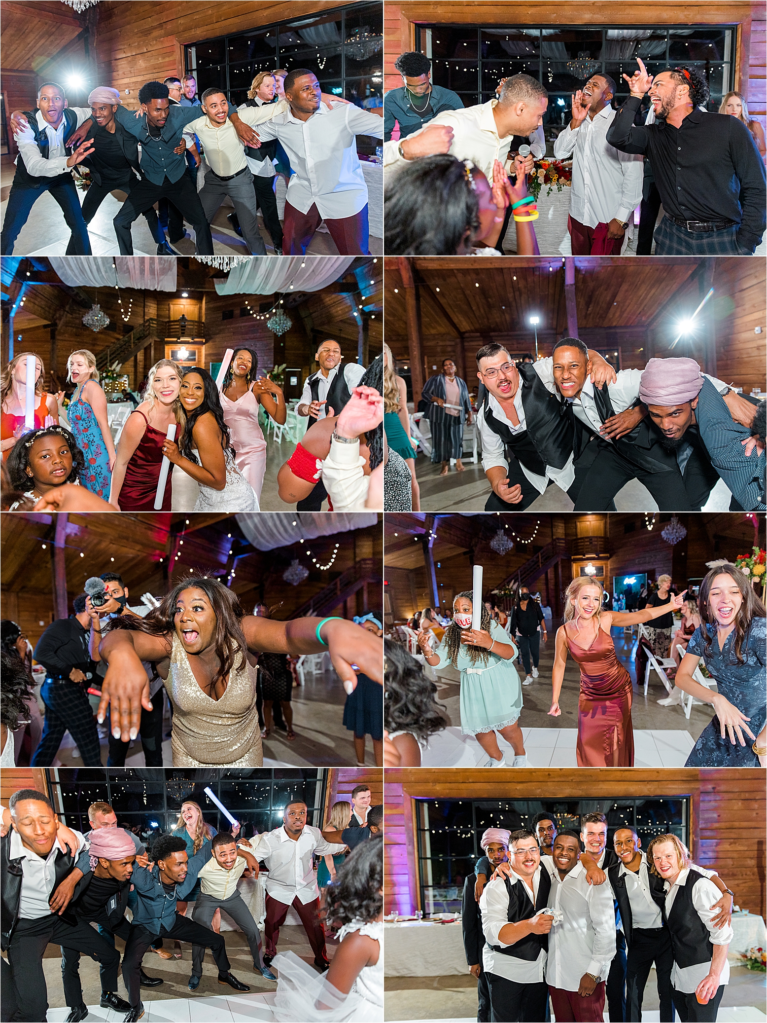 A packed dance floor at Morgan Creek Barn by San Antonio Wedding Photographer Jillian Hogan 