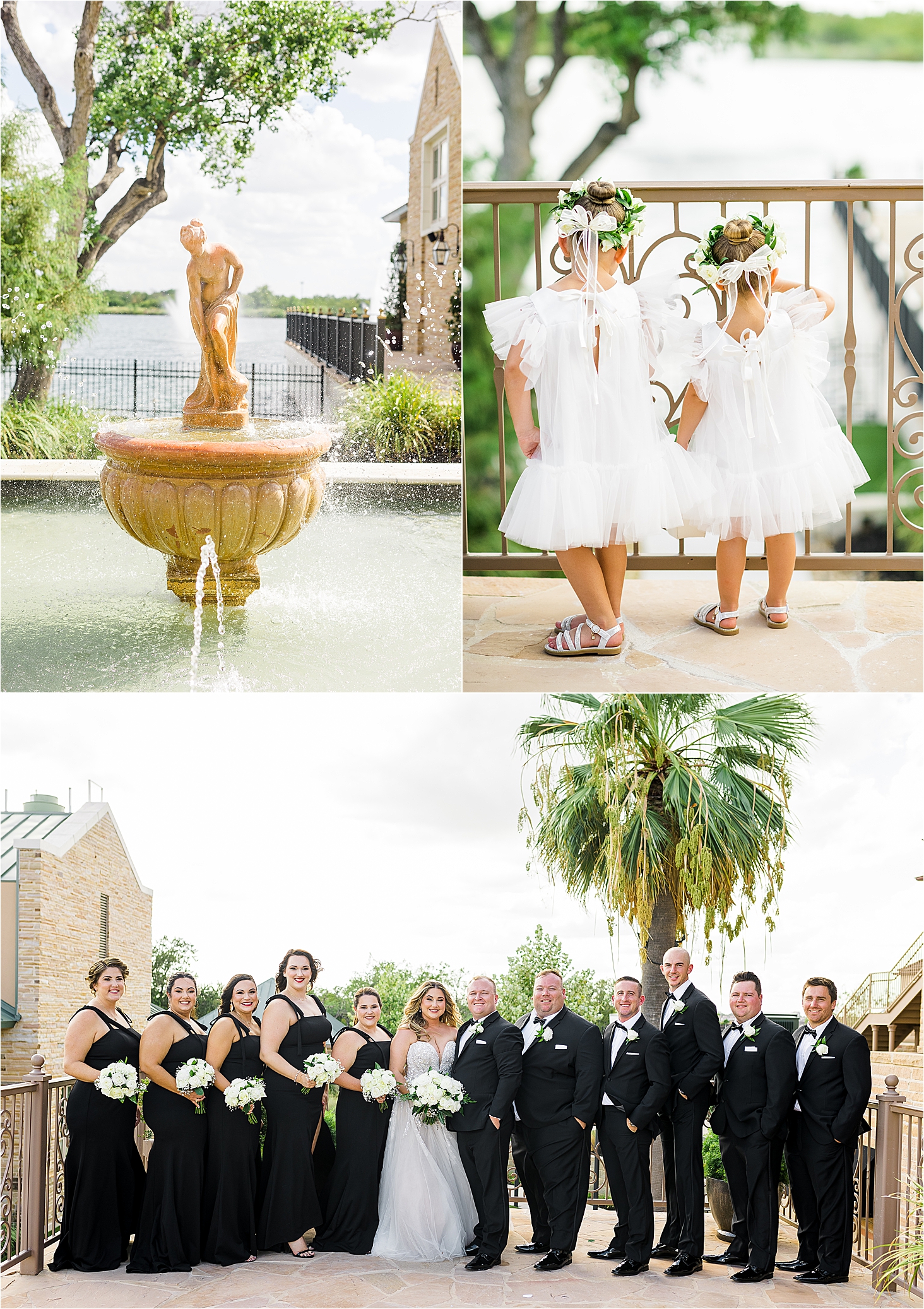 Wedding Party Photos at The Redberry Estate in San Antonio, Texas