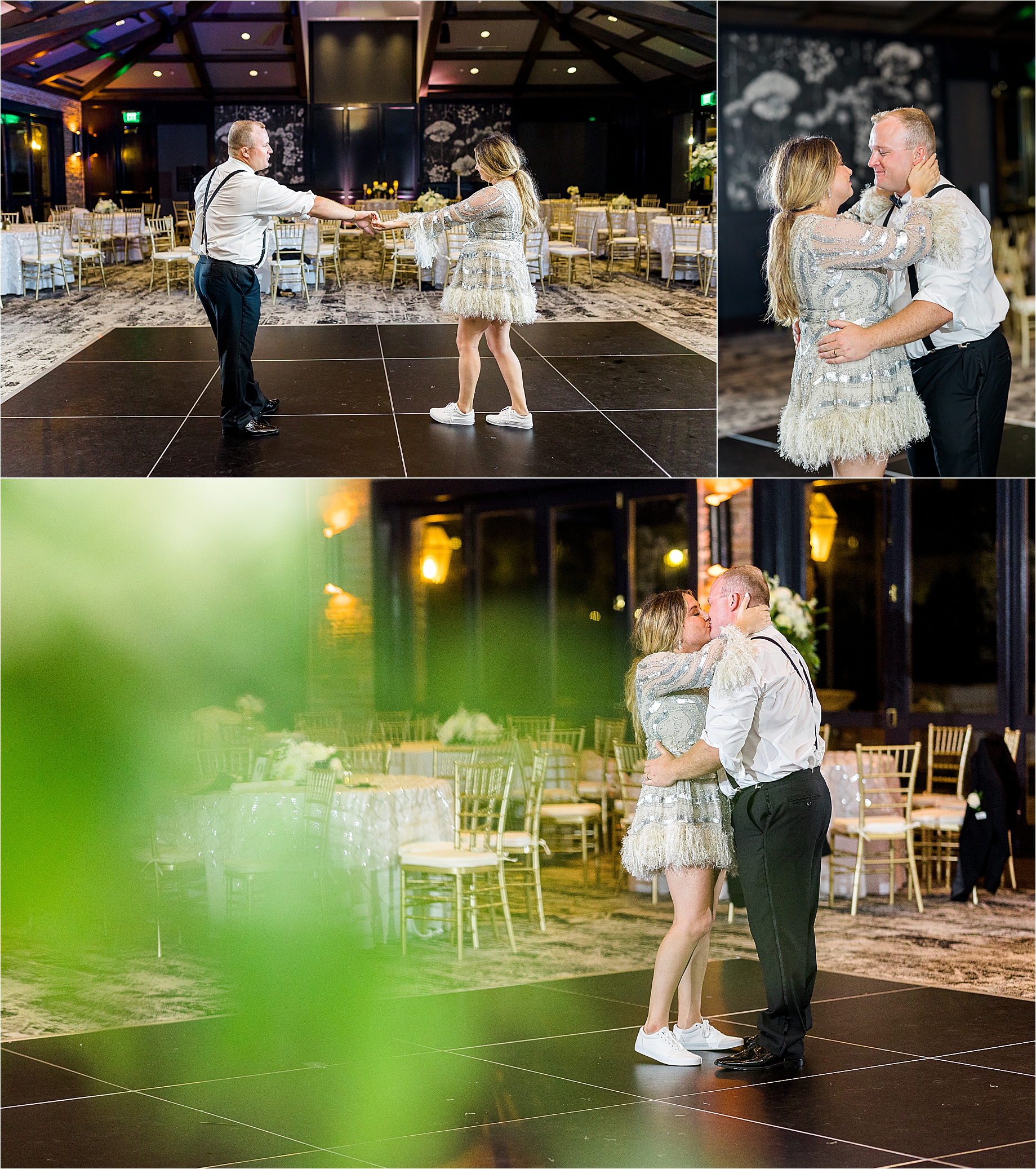A couple shares a private last dance at The Redberry Estate in San Antonio, Texas 