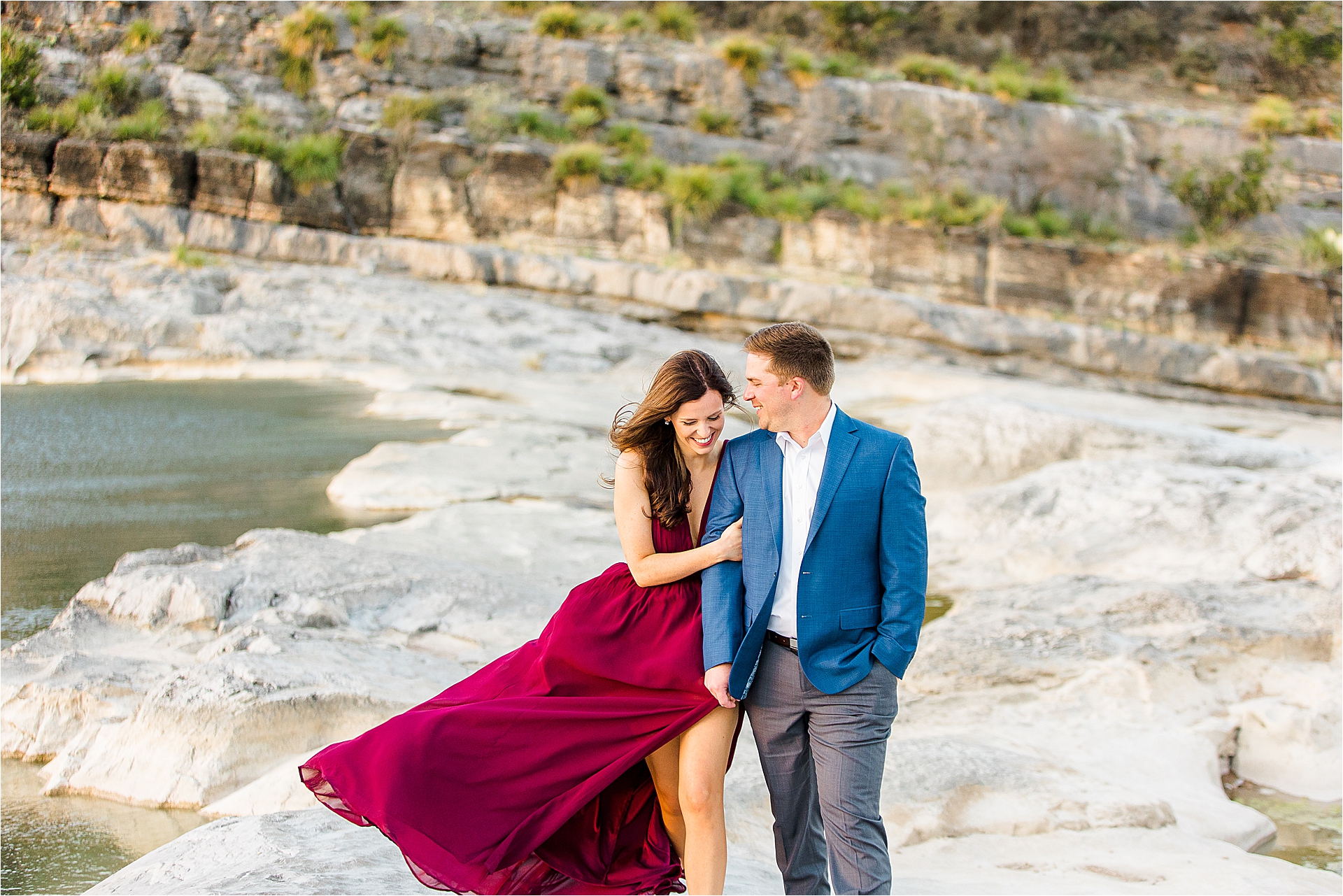 Best Austin Texas Outdoor Engagement Locations | Pedernales Falls State Park